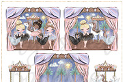 Ballerina Hand Drawn Clipart, a Decorative Illustration by Masha  Studio (Thumbnail 7 of 8)