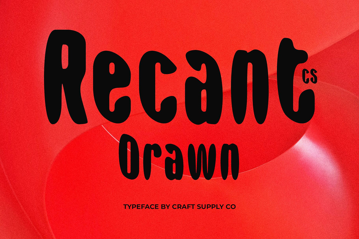 CS Recant Drawn, a Sans Serif Font by Craft Supply Co. (Photo 1 of 8)