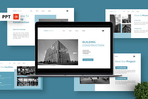 Building Contruction - Corporate PPT, a Presentation Template by Deepslide Studio