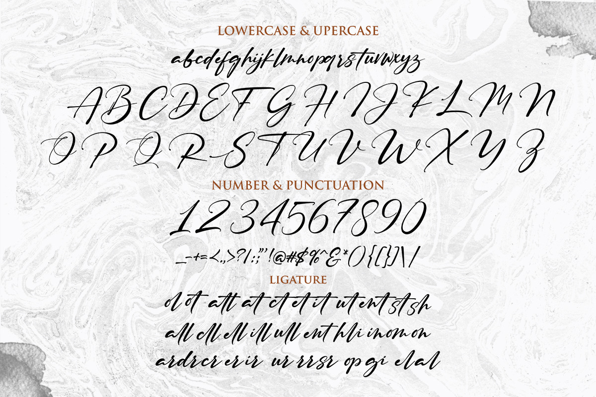 Ruthligos Font, a Handwritten Font by typeline studio (Photo 12 of 12)