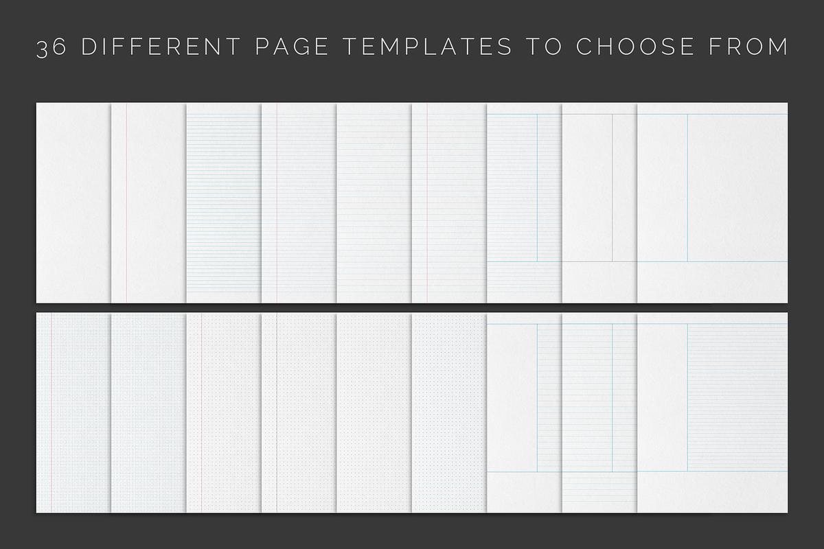 Digital hyperlinked notebook with tabs