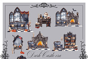 Dark Castle era. Watercolor graphic, an Object Graphic by ma_i_vi (Thumbnail 3 of 10)