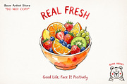 Summer Fruits, Hand-drawn PNG Bundle, an Object Graphic by GlitterCraft (Thumbnail 34 of 41)