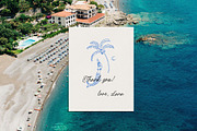 COASTAL BLUE Summer Icons & Frames, an Object Graphic by Lana Elanor (Thumbnail 9 of 9)
