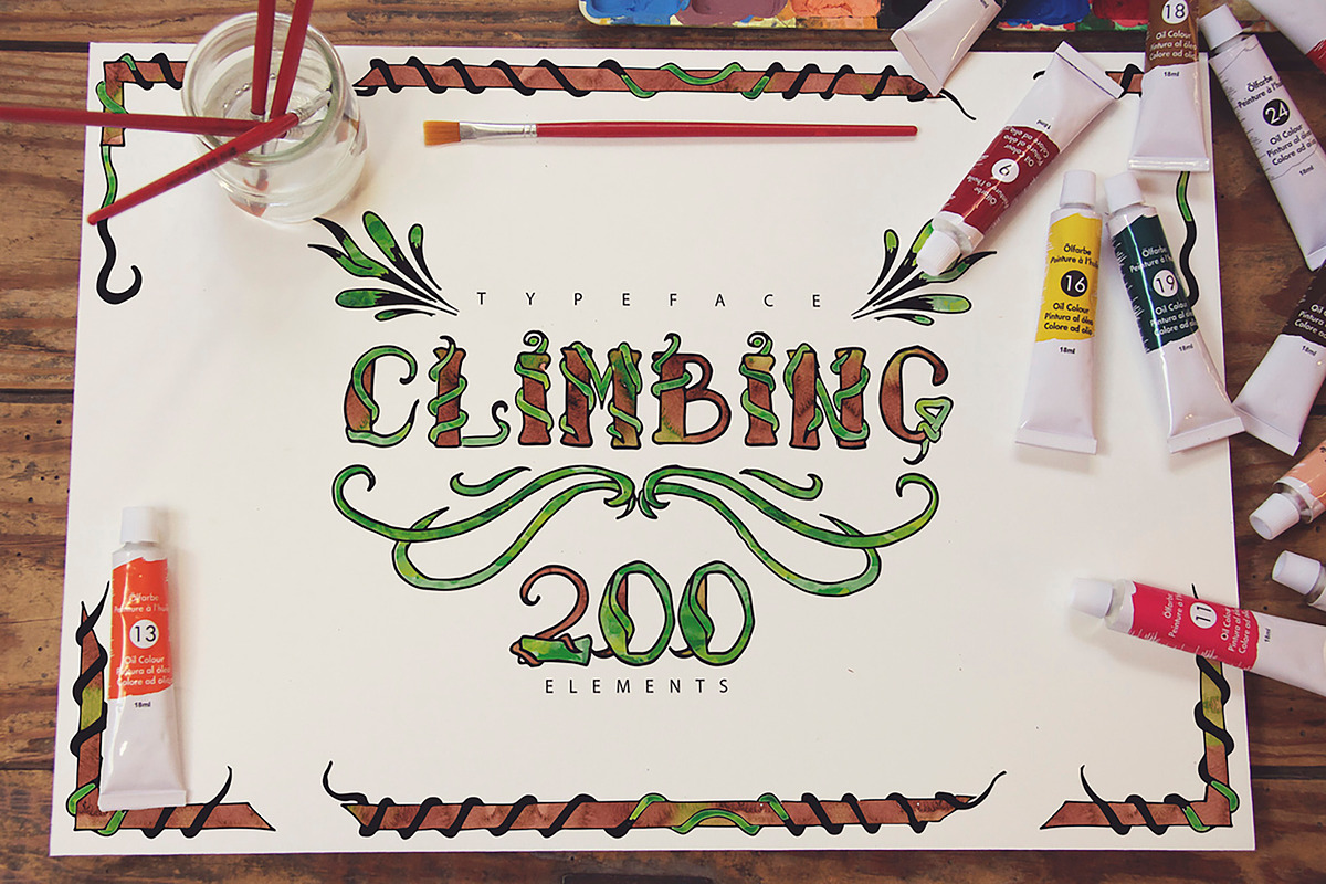 Climbing Fonts + Extras