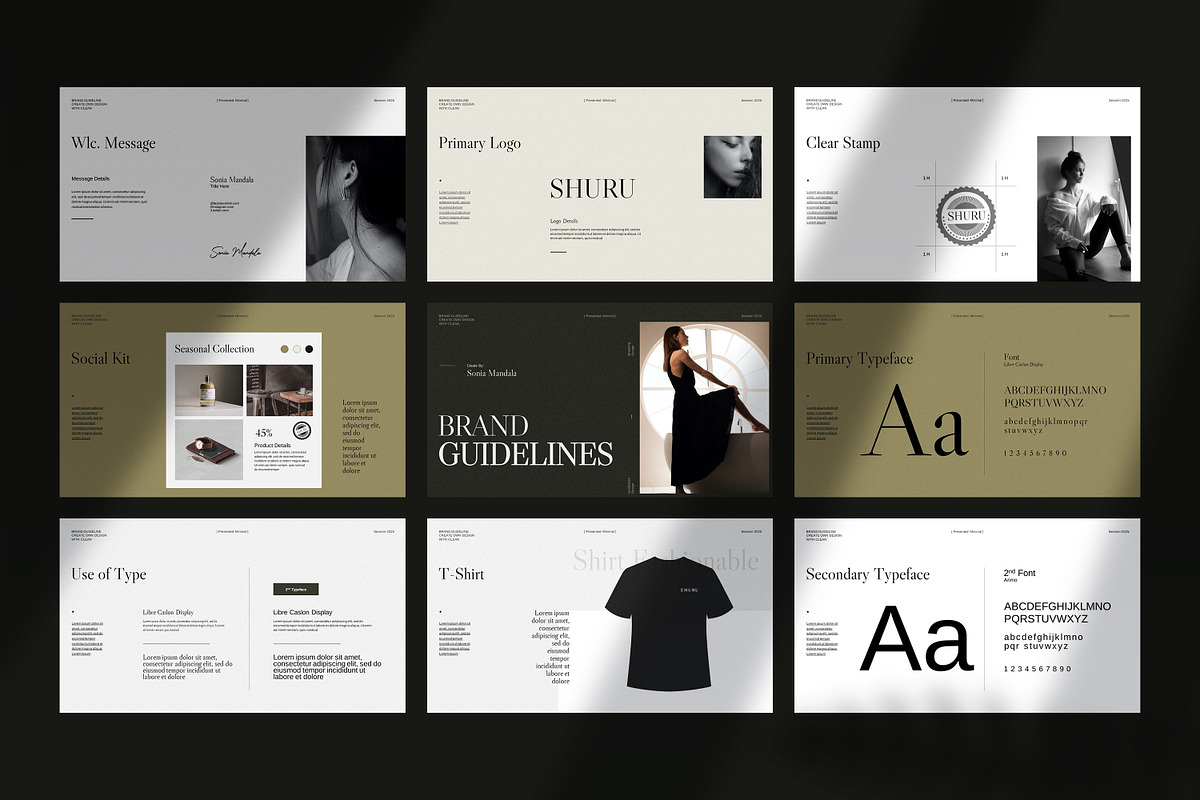 Brand Guideline Template, a Presentation Template by slidestock55 (Photo 17 of 17)