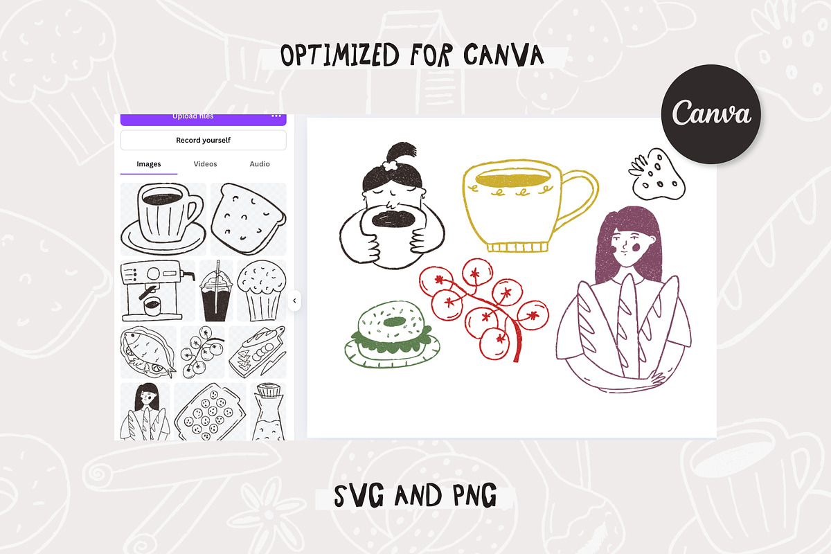 Bistro vector illustrations, a Food Illustration by Valerie (Photo 6 of 8)