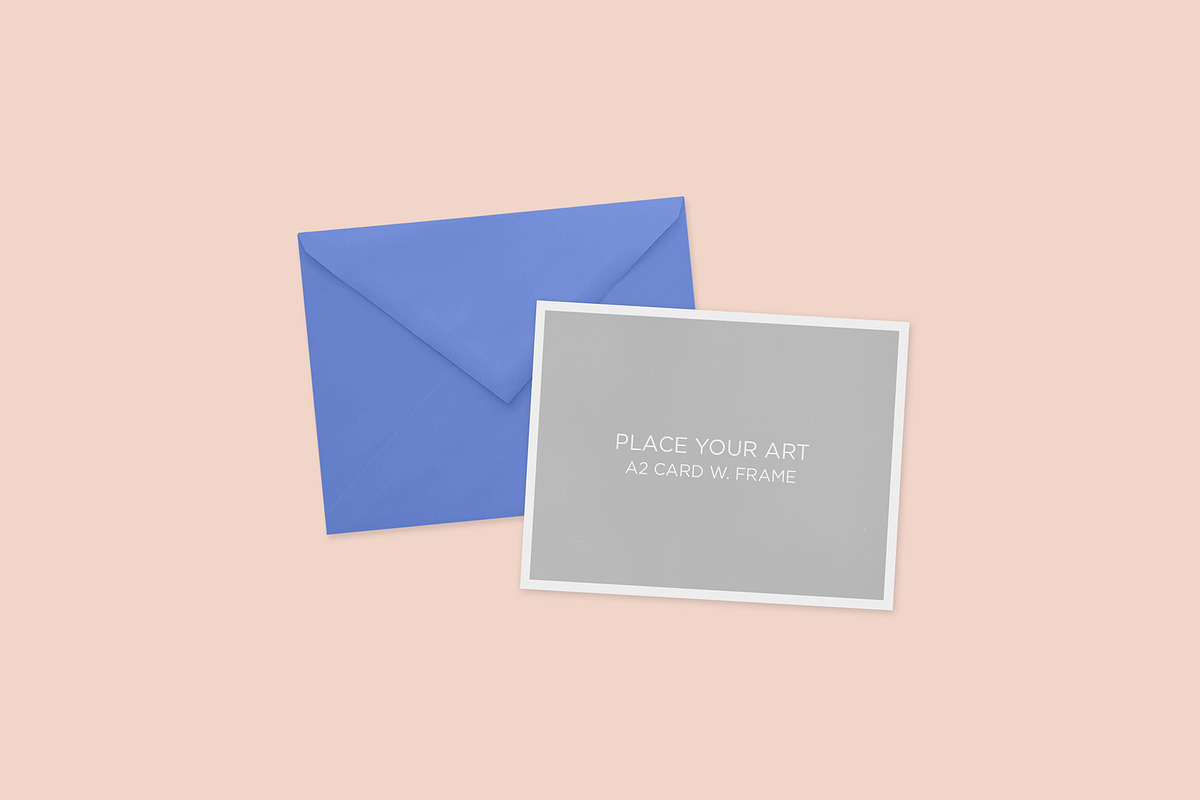Minimal Greeting Card Envelope, an Advertising Mockup by Xtrahive (Photo 5 of 7)
