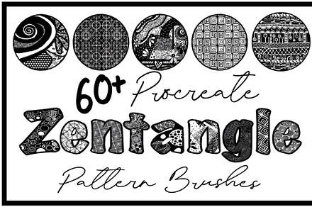 Zentangle 60 Pattern Brush Bundle
