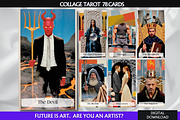 Collage Tarot Cards Deck, a Decorative Illustration by Mugio (Thumbnail 1 of 5)