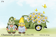 Chamomile truck, gnomes png, a Transportation Illustration by DekoArt (Thumbnail 1 of 5)