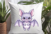 Dreamy Cute Halloween Clipart, an Illustration by Watercolor design (Thumbnail 5 of 6)
