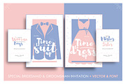 Bridesmaid & Groomsman Invites, an Invitation Template by Laffmate (Thumbnail 1 of 3)