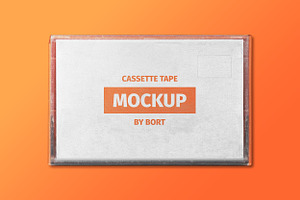 One Cassette Tape Mockup