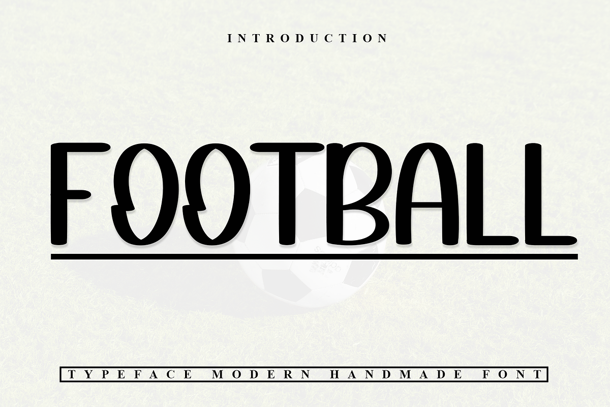Football, a Sans Serif Font by InermediaSTUDIO (Photo 1 of 7)