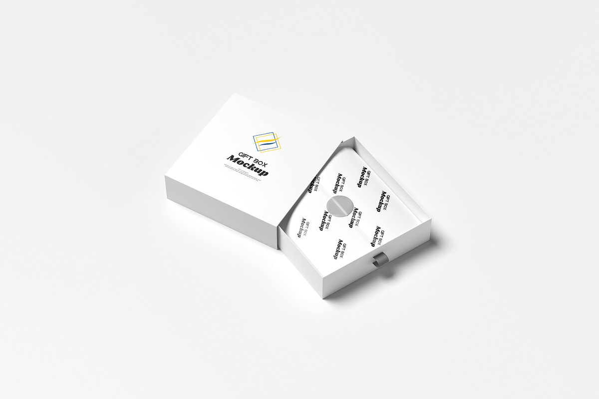 Gift Box Mockup, a Merchandise Mockup by AnasStudio (Photo 7 of 7)