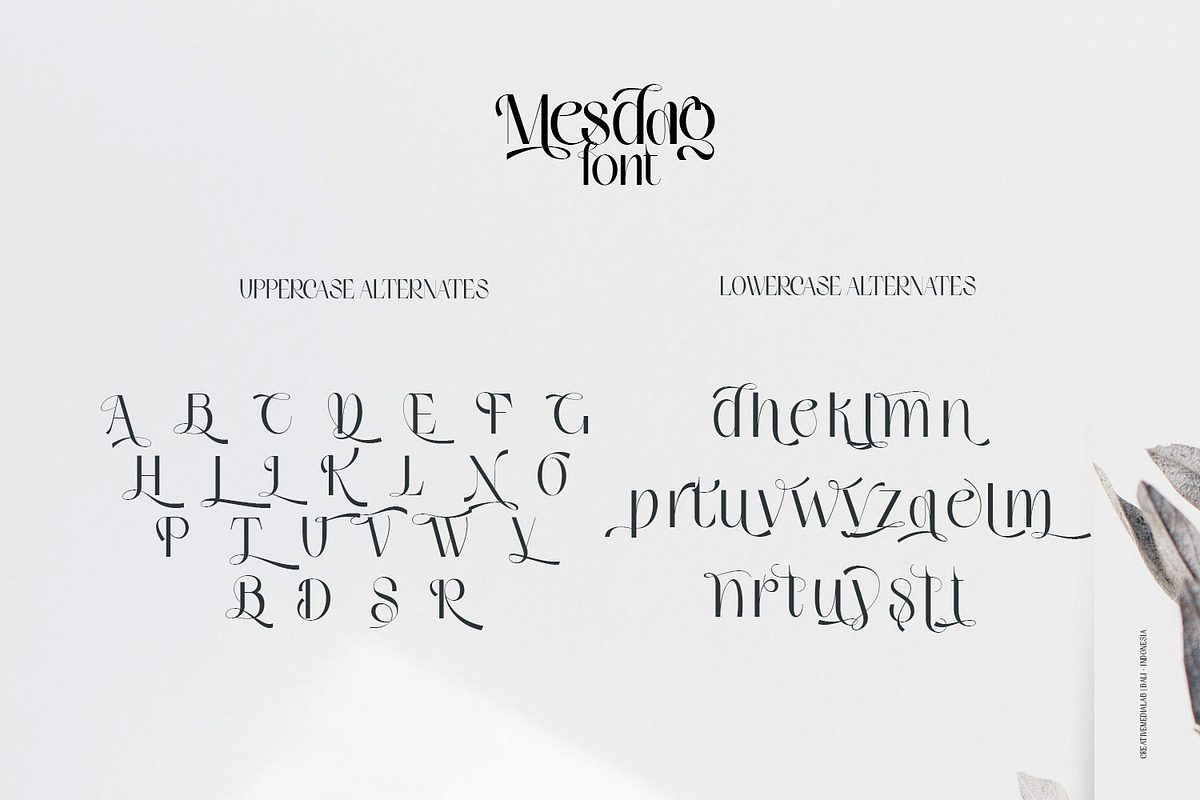 Mesdag Font - unique and chic family, a Sans Serif Font by creativemedialab (Photo 10 of 14)