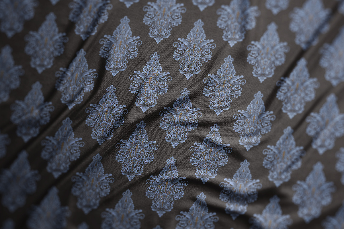 Vintage Damask patterns #1, a Pattern Graphic by GarryKillian (Photo 4 of 9)