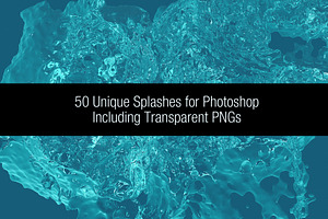 50 Splash Brushes For Photoshop