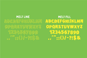 Halloween Zombie Fonts Melt!