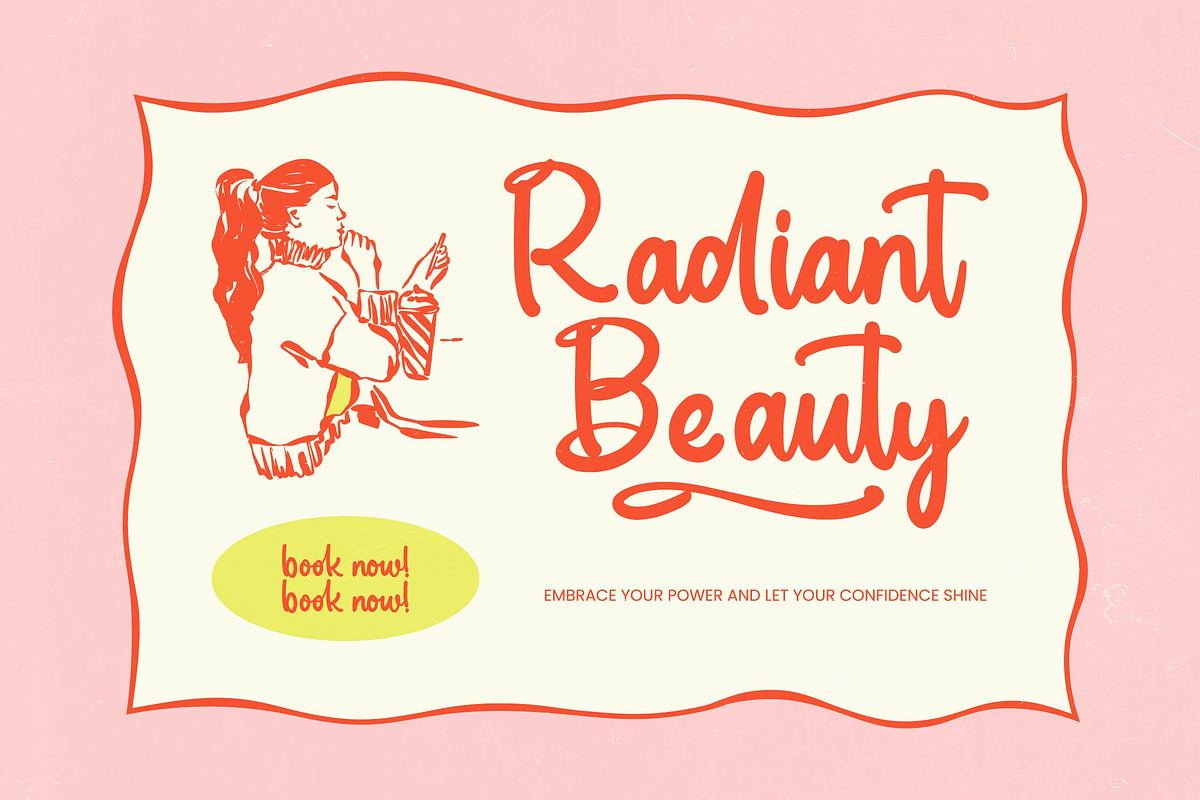 Chiler Spark Aesthetic Handwritten, a Script Font by Letterena Studios Script (Photo 17 of 20)