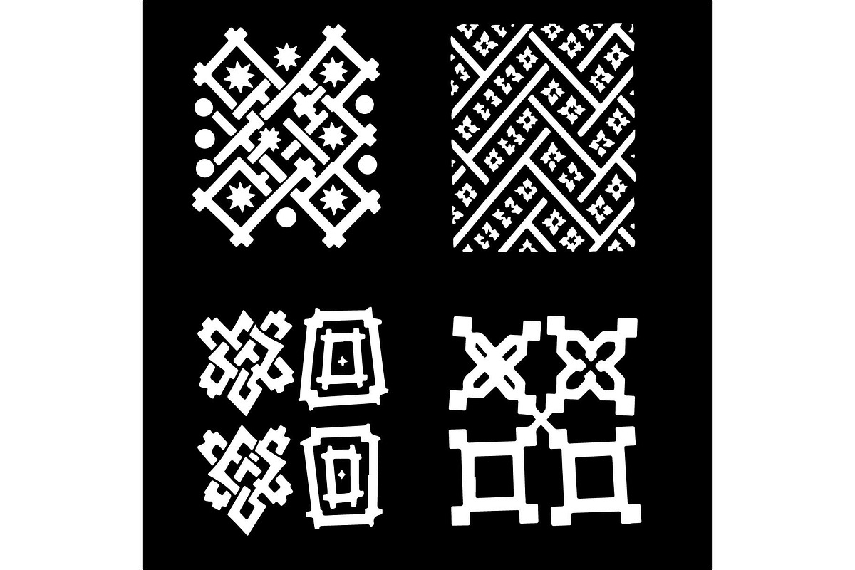 Black Laser Cut Panel Set, an Object Graphic by jahid234 (Photo 7 of 13)
