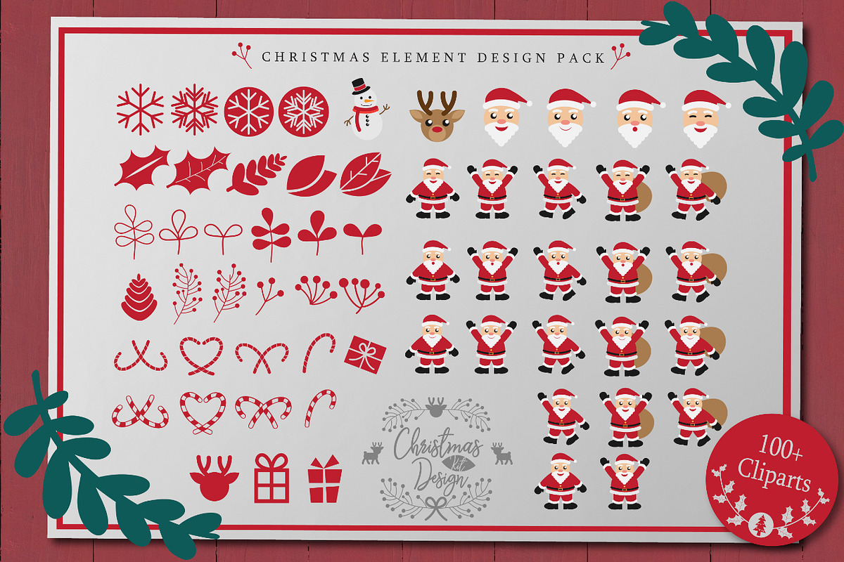 Christmas Design Kit, an Illustration by Rustype (Photo 6 of 7)