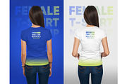 Female T-Shirt Mockups Vol 3 Part 1, a Shirt Mockup by Hi, Mock-Up! (Thumbnail 7 of 10)