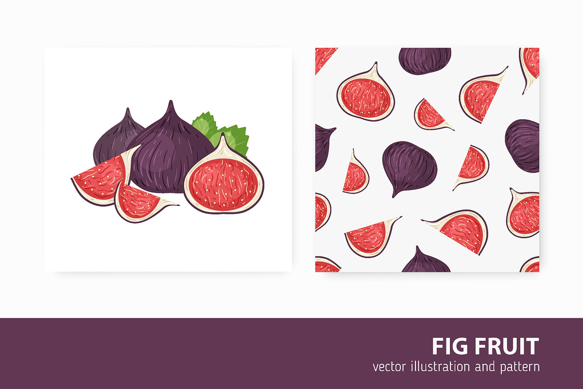 Fig fruit composition + pattern, a Food Illustration by Good Studio (Photo 1 of 4)