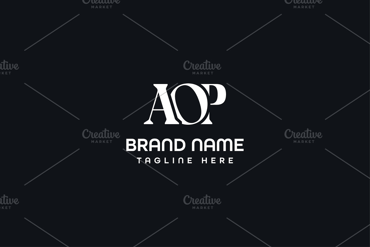 Letter AOP Logo Design Vector, a Branding & Logo Template by Abir Hossain Waffi (Photo 4 of 4)