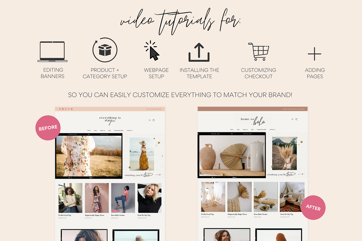 Easy Shopify Theme | Magic Life, a Shopify Template by Easy Website Themes (Photo 8 of 11)