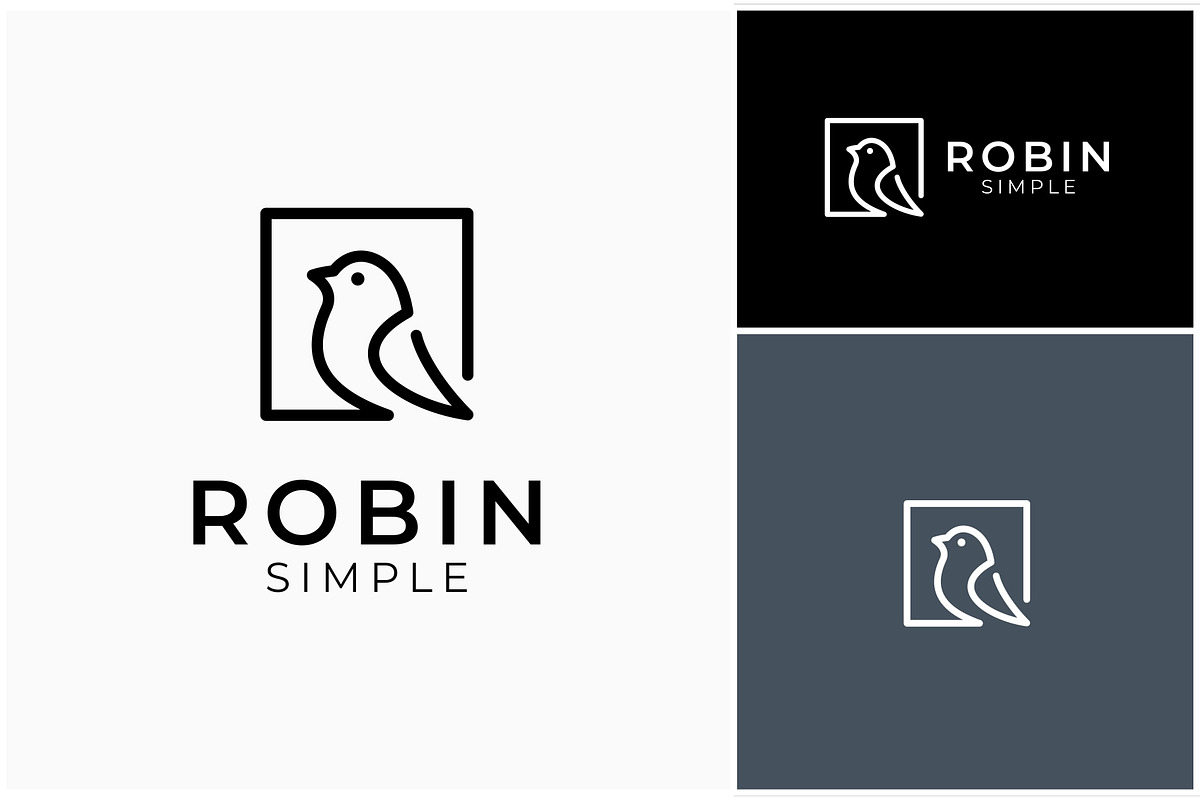 Robin Pigeon Continuous Line Logo, a Branding & Logo Template by ika trisiana