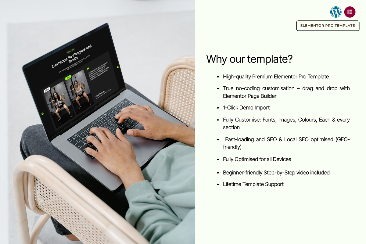 Fitness & Gym WordPress Template, a WordPress Template by Web Template Market (Photo 3 of 8)