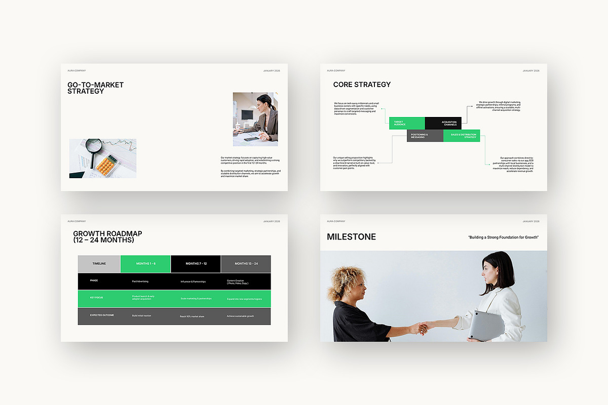 Aura : Funding Deck Powerpoint preview 5