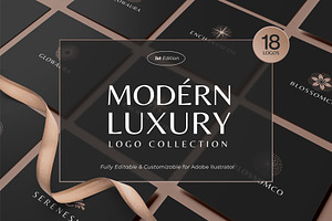 18 Modern Luxury Logo Collection