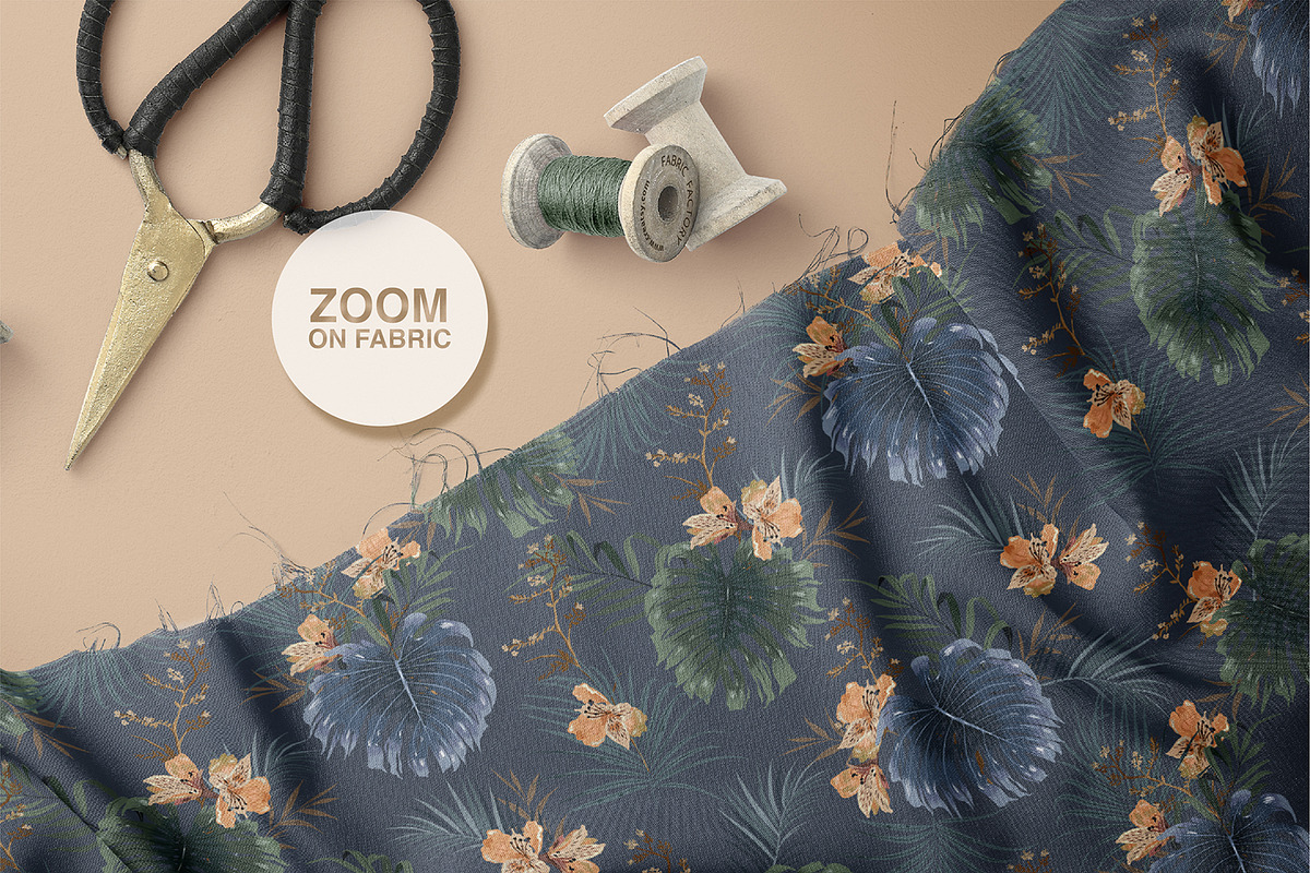 Vintage Tropics, a Pattern Graphic by MSNTY STUDIOX