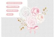 Pastel Coquette Floral Clipart Bundl, an Illustration by TatiMockup (Thumbnail 6 of 6)