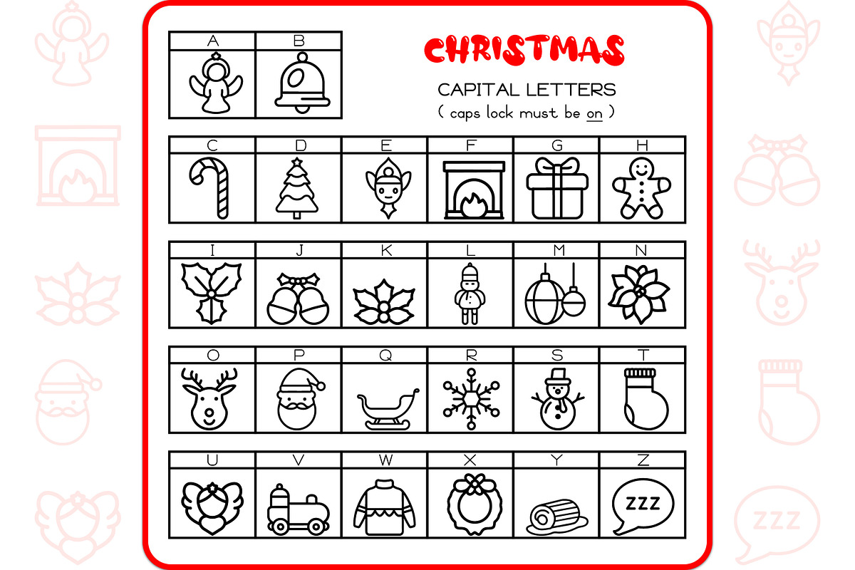 Christmas Icons - Dingbat Font, a Symbol Font by WADLEN (Photo 2 of 7)