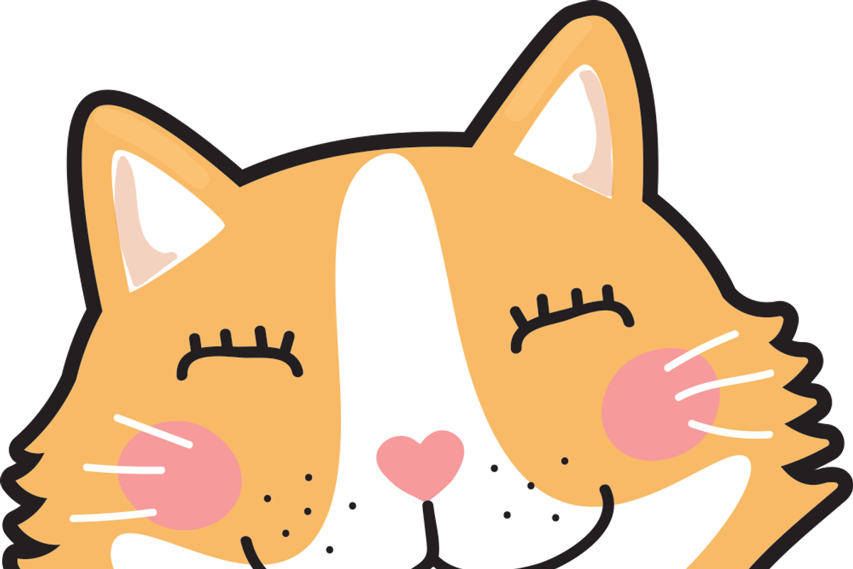 Cat emoticons - EPS Stickers, an Animal Illustration by TinyCuteCo (Photo 3 of 3)