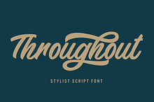 Throughout - Stylist Script Font