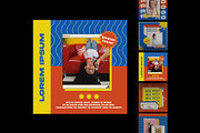 Retro 90s Instagram Pack, a Social Media Template by Pixflow (Thumbnail 3 of 9)