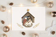 Holy Night - Nativity Scene, an Animal Illustration by Flora+Bear (Thumbnail 5 of 11)