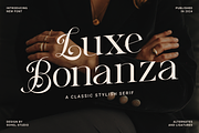 Luxe Bonanza - Resort Branding Serif, a Serif Font by Sohel Studio (Thumbnail 1 of 10)