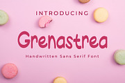 Grenastrea Sans Handwritten Font, a Handwritten Font by Gumrega Studio (Thumbnail 1 of 5)