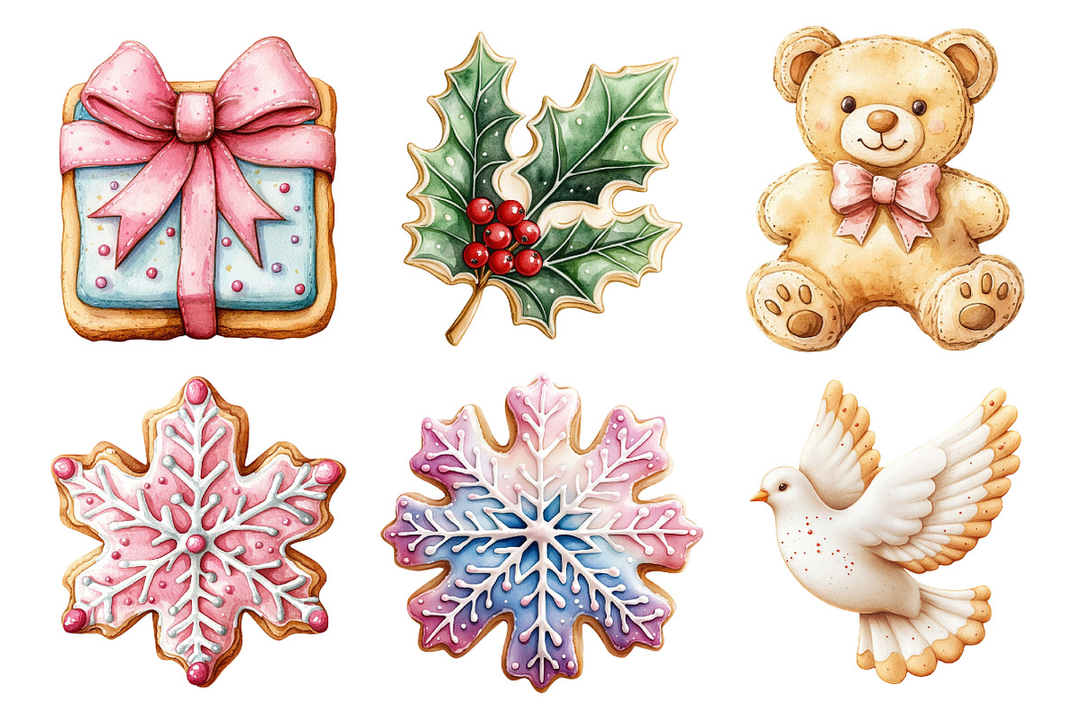 Christmas Sugar Cookies Sublimation, an Illustration by Daily.Designs (Photo 4 of 5)
