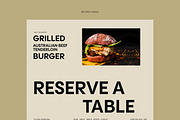 Chow Down | Restaurant UI KIT, a Landing Page Template by Skolastika Phoebe (Thumbnail 2 of 5)