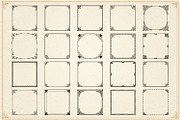 Decorative frames and borders set #2, an Object Graphic by Digiselector Design Goods (Thumbnail 5 of 7)