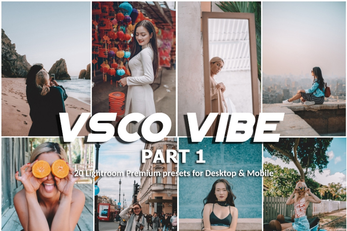 20 Lightroom Presets VSCO Vibe p1, a Preset Add-On by PerfectStudioPresets (Photo 1 of 11)