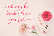 Lovely Rainy, a Script Font by AMINMARIO (Thumbnail 3 of 12)