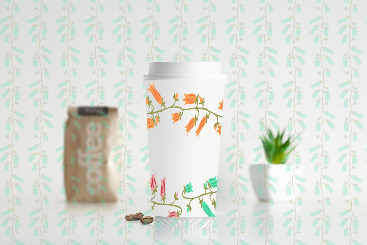 BLOSSOM - Hand Drawn Florals Pattern, a Pattern Graphic by Design Unique (Photo 8 of 8)